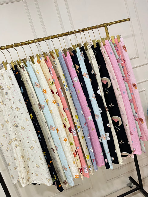 Summer Cute Print Loose Pyjamas